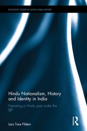 Front page of a bokk with the title "Hindu nationalism, history and identity in India".