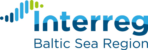 Logo med teksten "Interreg. Baltic Sea Region".