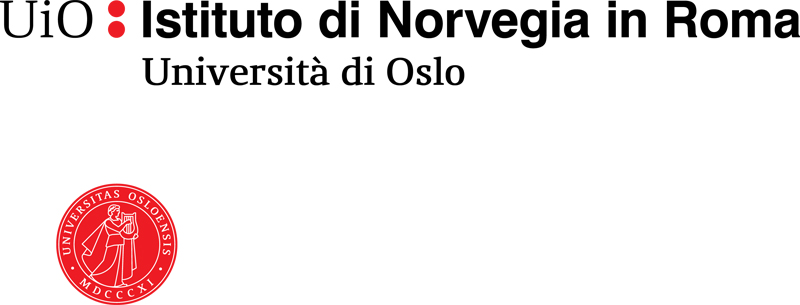 UiO. Instituto di Norvegia in Roma står det. Logo.