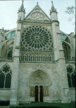 The medieval church of St. Denis.