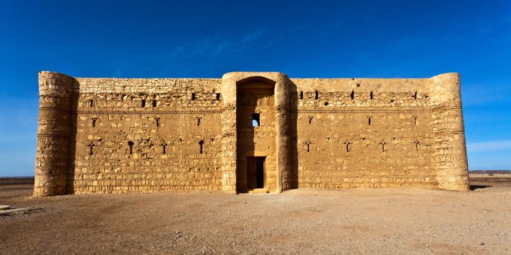 Jordan desert castle