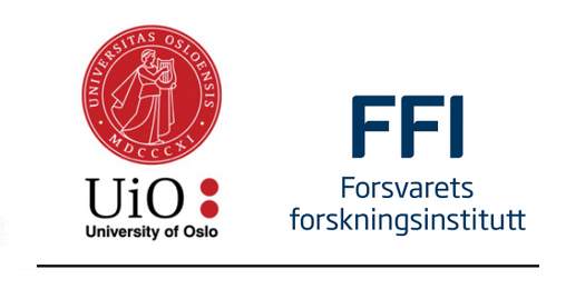 Logo for UiO and Forsvarets forskingsinstitutt.