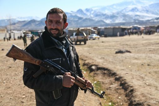 Soldier in Afghanistan.