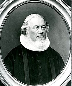 Portrait of Magnus Brostrup Landstad. Photo.