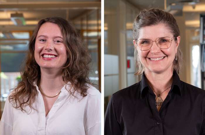 Bildet kan inneholde: person, briller, hår, smil, hake.