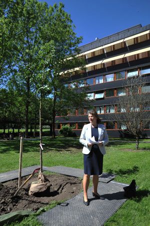 Senterleder Elizabeth Lanza (Foto: Vibeke E. Nøkling)