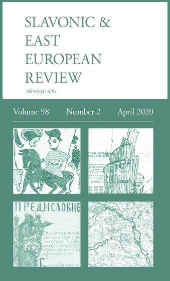 Front page of the Slavonic & East European Review