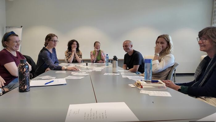 Photo of the participants in the Game of the Novel session