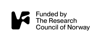 Logo with the text "Funded by The Research Council of Norway".