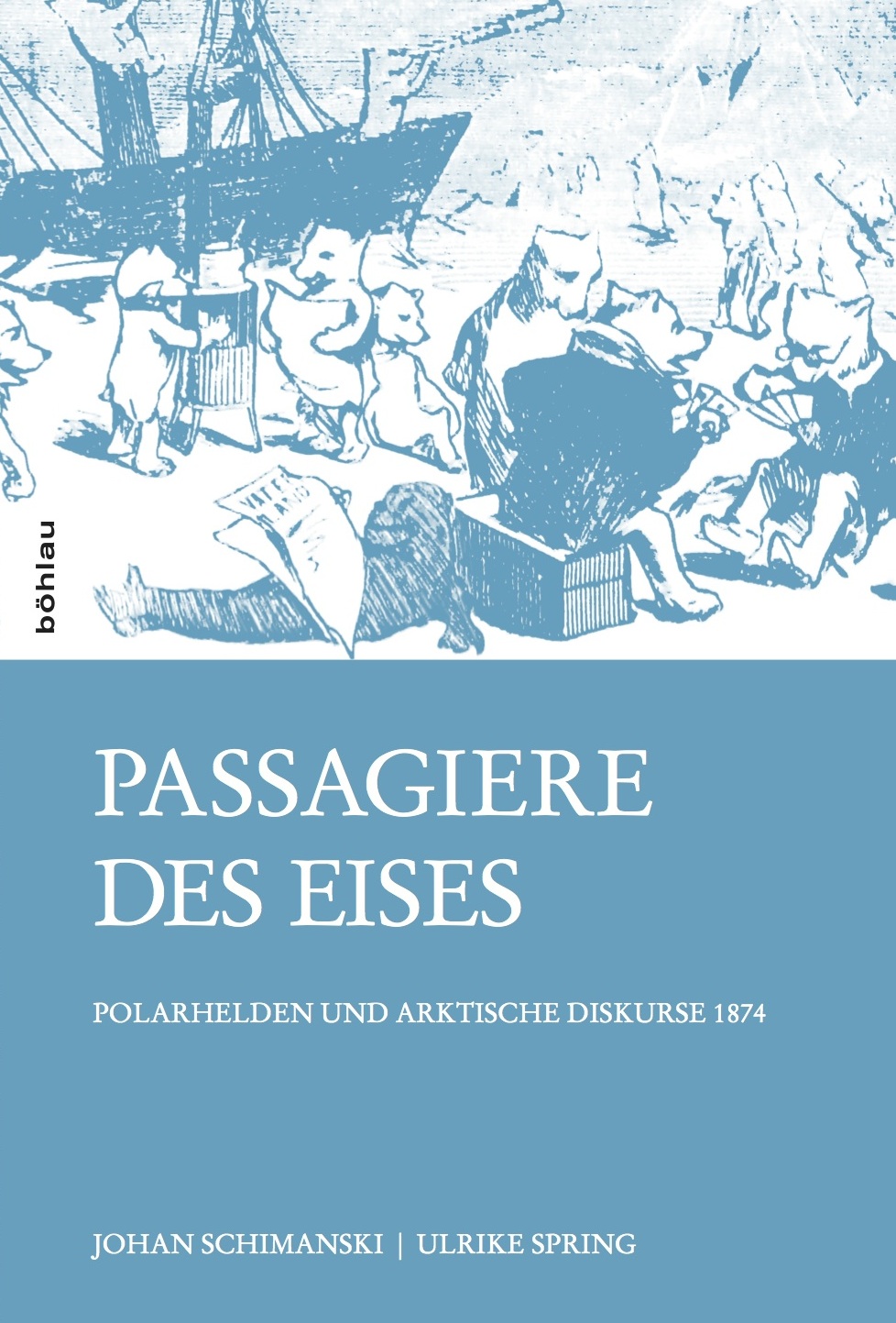omslag Schimanski/Spring, Passagiere des Eises