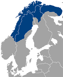 Map of Sapmi