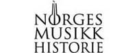 Norges musikkhistorie står det med bokstaver. Logo.
