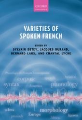 Varieties of Spoken French front page