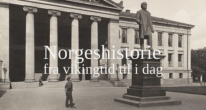 Logobilde Norgeshistorie - fra vikingtid til i dag