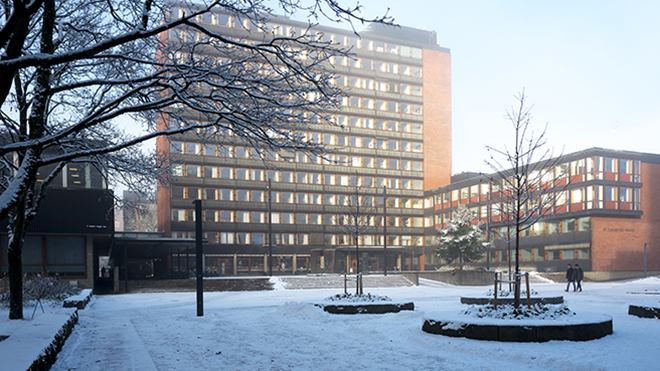 The faculty of Humanities in winter