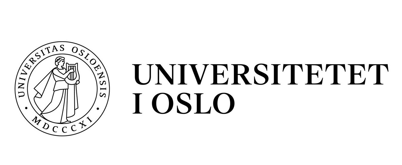 UiO sin logo med et rundt segl med guden Apollo og skriften "Universitetet i Oslo"